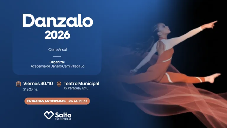 Este viernes 30 el talento de “Danzalo 2026” llega al escenario del Teatro Municipal