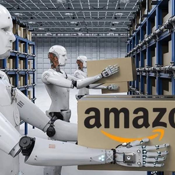 Adiós humanos: Amazon, la compañía de Jeff Besos, ya tiene más empleados robots que personas