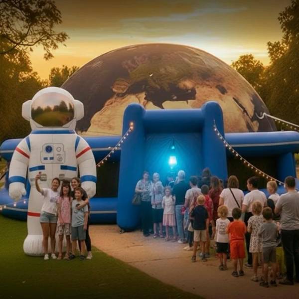Imperdible: El Planetario Móvil llega al parque San Martín con una experiencia en 360°