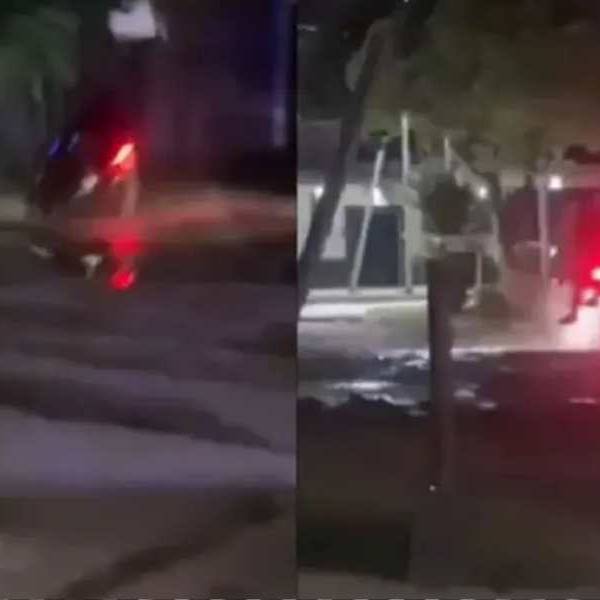 Insólita persecución en Tartagal: dos policías motorizados y el sospechoso cayeron en el mismo pozo