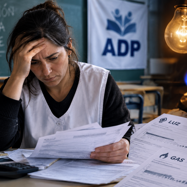 Los docentes salteños piden ayuda de emergencia al gremio ADP para pagar la luz y el gas