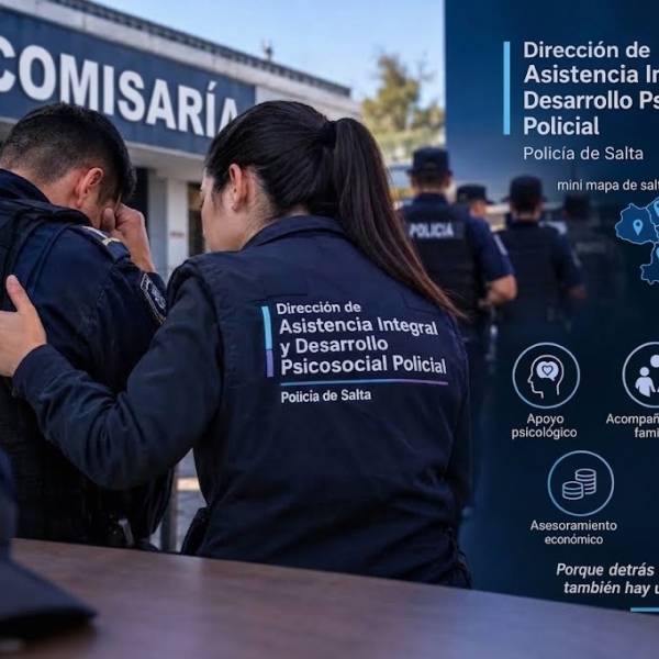 Giro en la fuerza policial: Crean una dirección especial para el acompañamiento emocional y social de los agentes en Salta