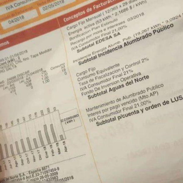 Cambios en el esquema de subsidios: La luz será más cara hasta un 35 por ciento para miles de familias salteñas