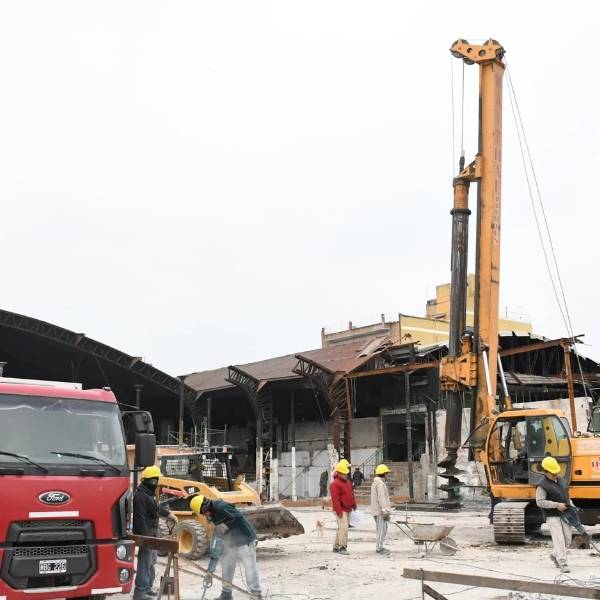 Avanzan las obras de reconstrucción del mercado San Miguel