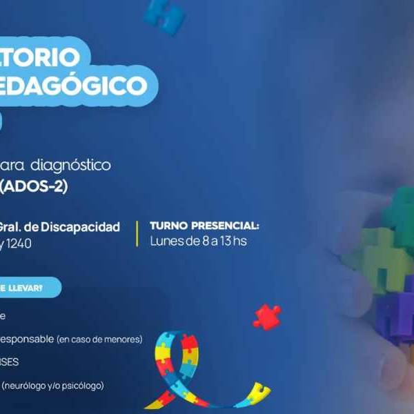 Ya funciona en el Centro Civico Municipal el consultorio social de psicopedagogía para la detección de TEA
