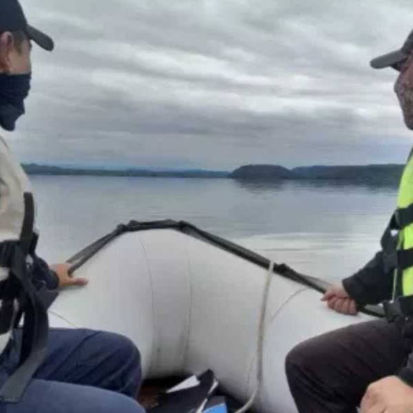 La Policía lacustre sigue secuestrando redes de pesca en el Dique Cabra Corral