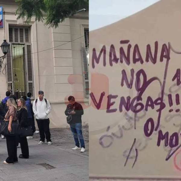El mensaje apareció dentro de la ex Escuela Normal: Otra amenaza de tiroteo encendió las alarmas en Salta
