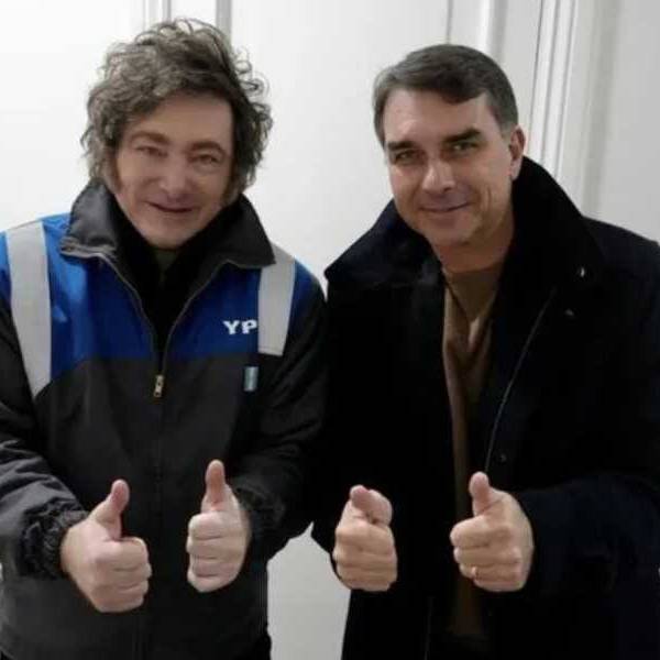 El Gobierno de Brasil atacó a Milei por apoyar la campaña de Flavio Bolsonaro: 