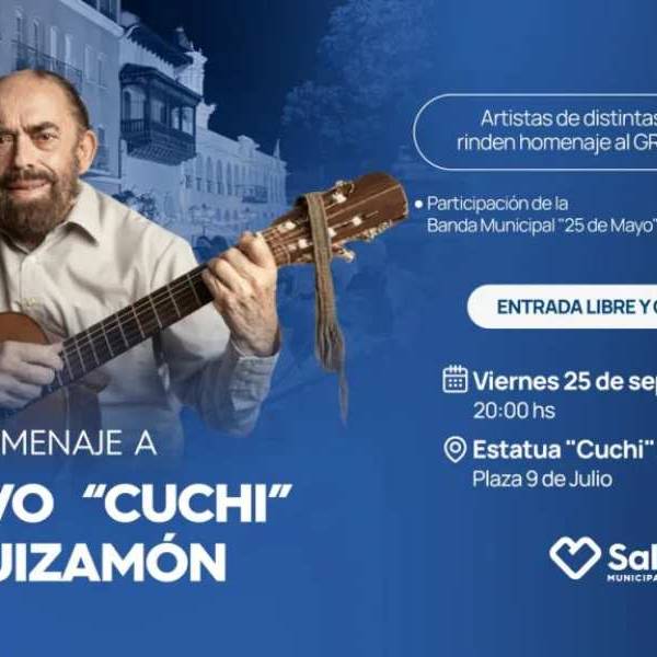 La Ciudad de Salta rendirá homenaje al “Cuchi” Leguizamón con una gran velada