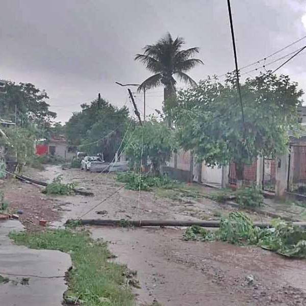 Un fuerte temporal azotó a Aguas Blancas: Se registraron ráfagas de viento de más de 100 km/h