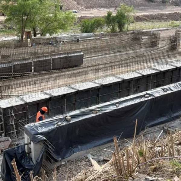El Municipio avanza a buen ritmo con las obras del nuevo puente de Santa Lucía