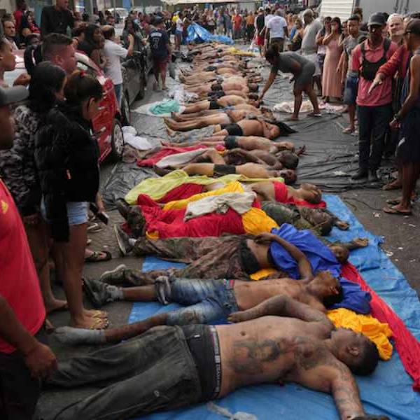 La operación policial antinarco en Río de Janeiro, la más letal de la historia de la ciudad brasileña, dejó 132 muertos