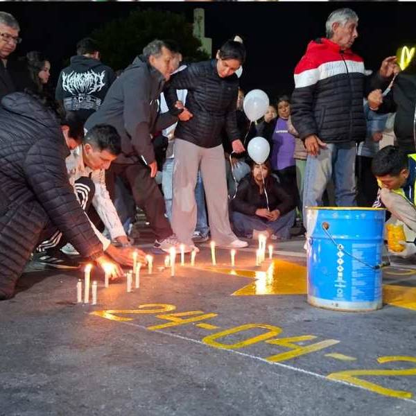 Pintaron dos Estrellas Amarillas en memoria de Carlos Lera y Jorge Arredondo