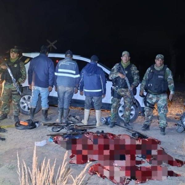 Salta: Atrapan a tres cazadores furtivos en Cabeza de Buey con ocho pecaríes de collar faenados y siete armas