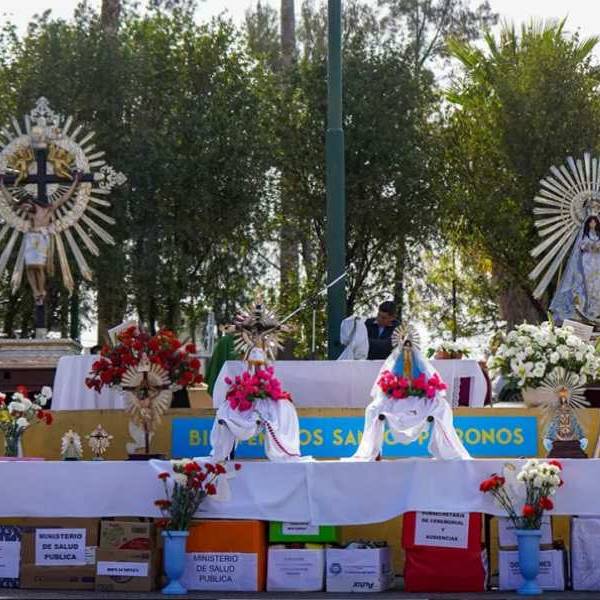 Las imágenes peregrinas del Señor y la Virgen del Milagro visitarán la Casa de Gobierno este viernes