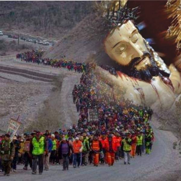 Peregrinos peruanos vendrán caminando hasta los pies del Señor y Virgen del Milagro. Harán el mismo recorrido que hicieron las imágenes en 1592