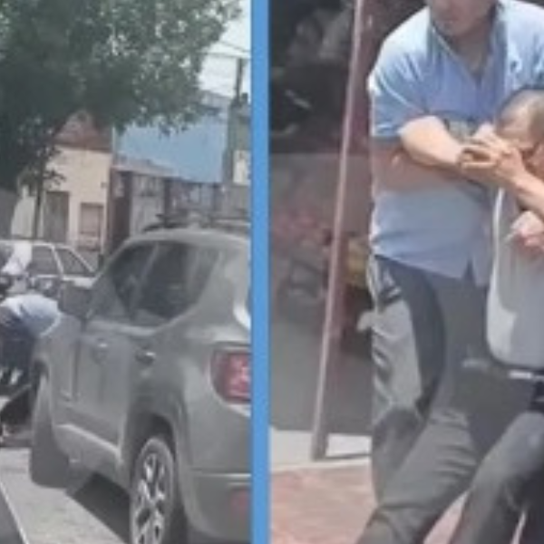 Un choque en el macrocentro salteño terminó con un chofer de SAETA noqueado