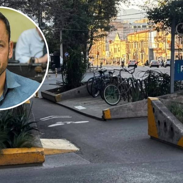 El intendente Emiliano Durand aclaró que los estacionamientos de bicicletas de Avenida Belgrano serán trasladados