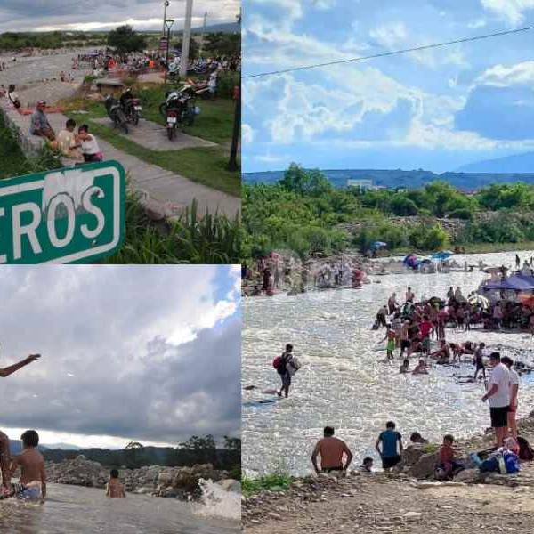 Ríos desbordados de gente: El calor del 1 de enero movilizó a miles de salteños a Vaqueros y Lesser