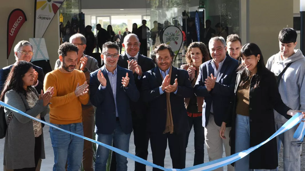 Sáenz inauguró el nuevo Polo Tecnológico de San Lorenzo y destacó su oferta educativa de vanguardia