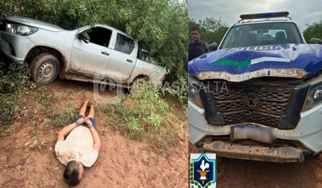 Un sargento de la Policía de Salta fue detenido tras una espectacular persecución: transportaba 16 bolsas de hojas de coca