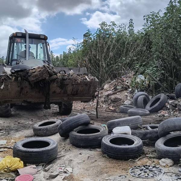 El dueño fue multado: El municipio y el ejército limpian un terreno privado inmenso en el sur de la ciudad
