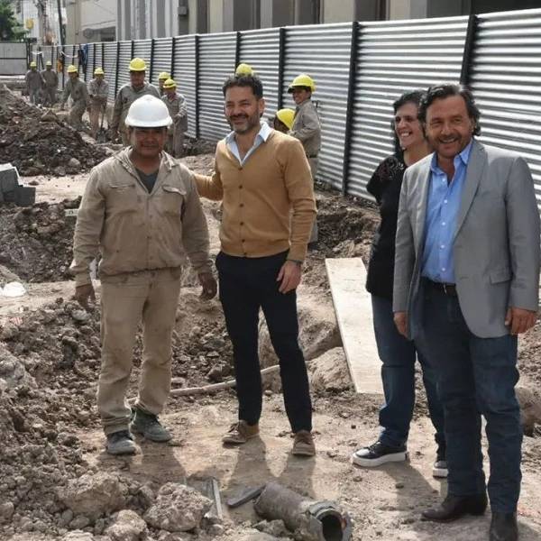 El gobernador Sáenz y el intendente Durand supervisaron obras de revitalización urbana de la Ciudad