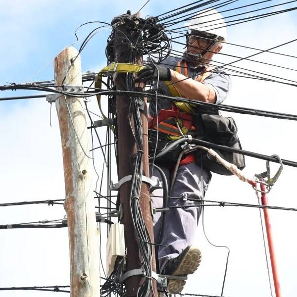 La Municipalidad continúa con el plan de Despeje de Cables en Desuso. Está vez lo hicieron en calle Zuviría