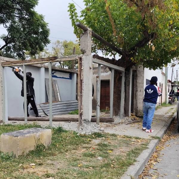 Se recuperó un espacio público en calle Coronel Vidt y Olavarría