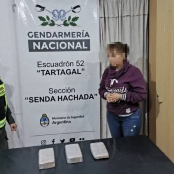 Detienen en Salta a una mujer de Bolivia que llevaba  2 kilos de cocaína ocultos en su cuerpo