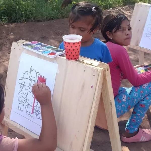 Para niños y jovenes abren espacios para deportes, arte y recreación en Rivadavia Banda Norte