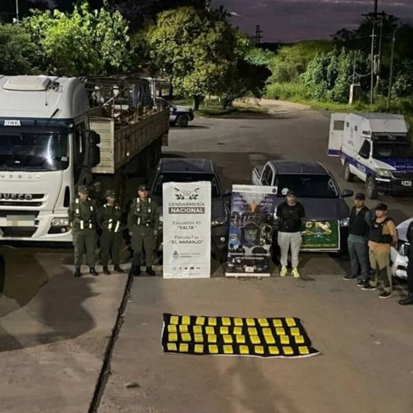 Plan Güemes: Secuestran 26 kilos de cocaína  ocultos en camiones y detienen a 9 personas